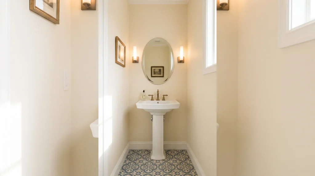 Slim Pedestal Sink