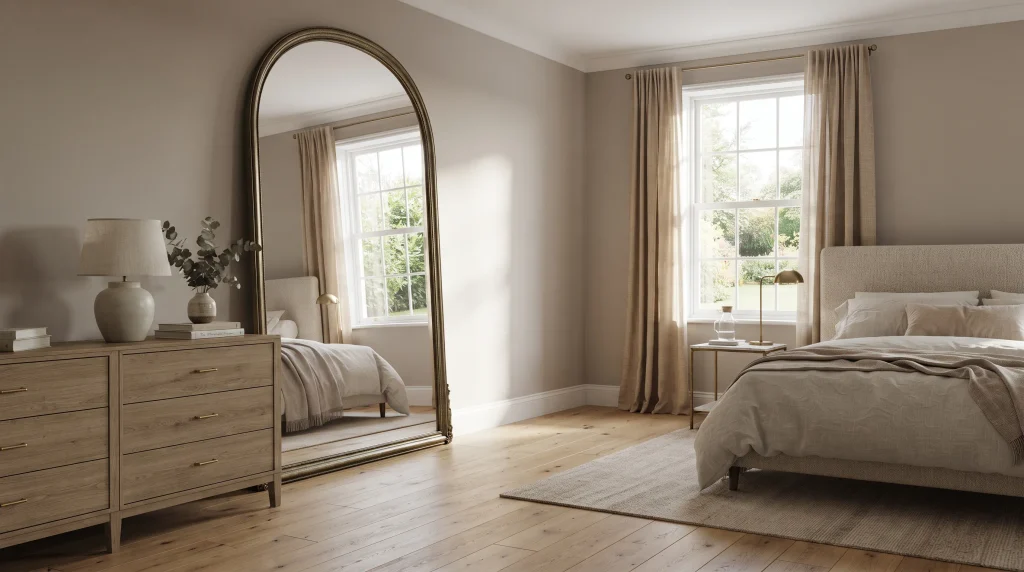 Add a Large Mirror for Light and Elegance