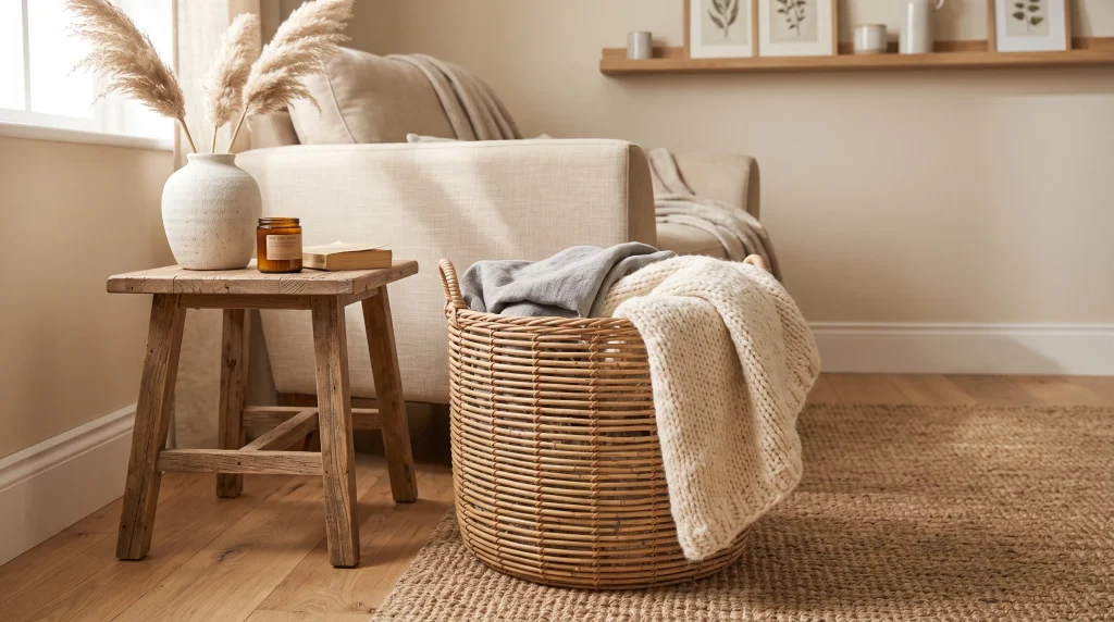 Woven Baskets and Rattan