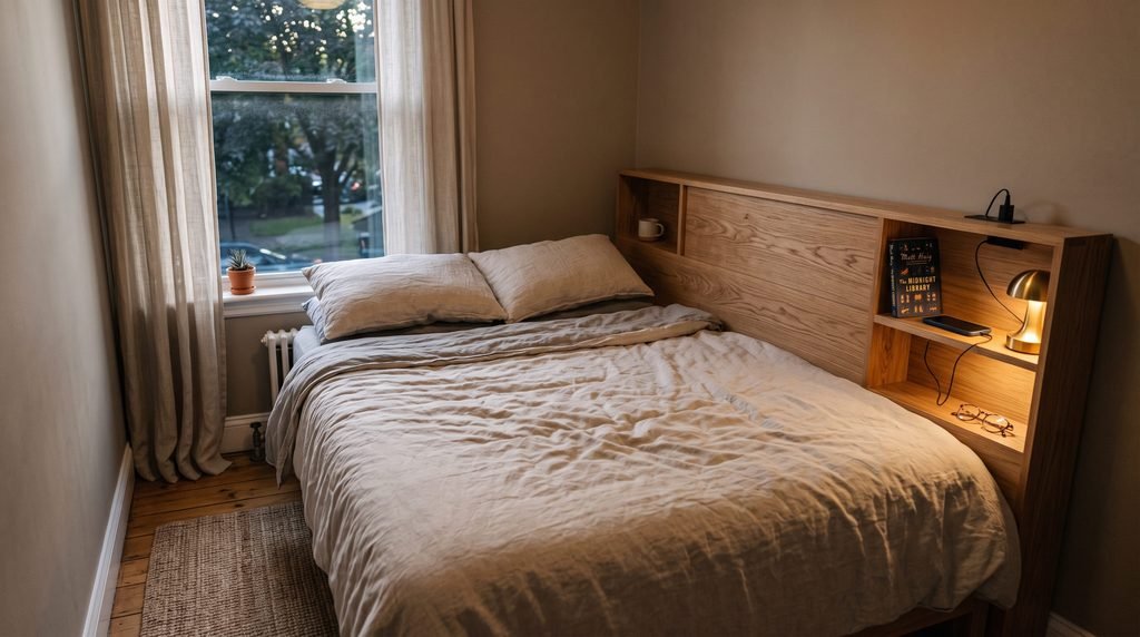 6. Choose a Storage Headboard