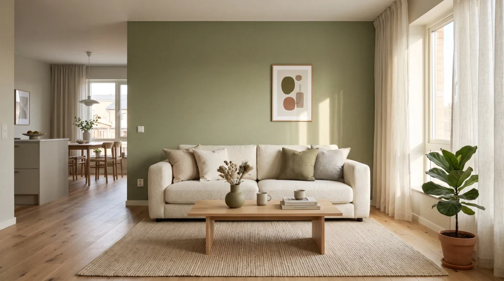 Muted Accent Wall