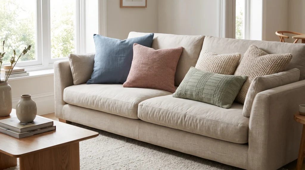 Use Throw Pillows to Add Texture and Color