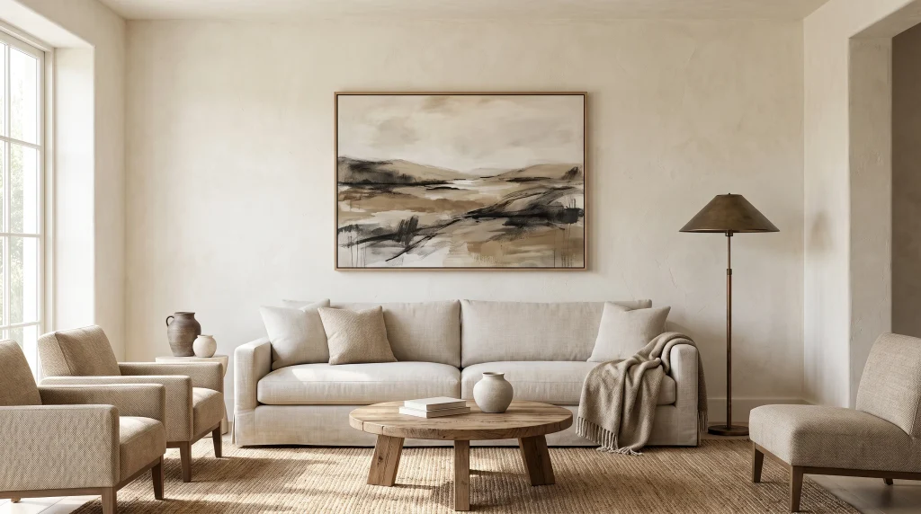 7. Hang Oversized Artwork