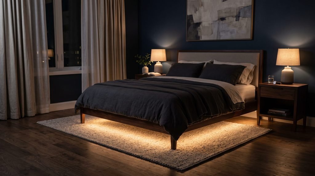 7. Try Under-Bed Lighting