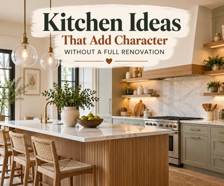 Kitchen Ideas That Add Character Without a Full Renovation