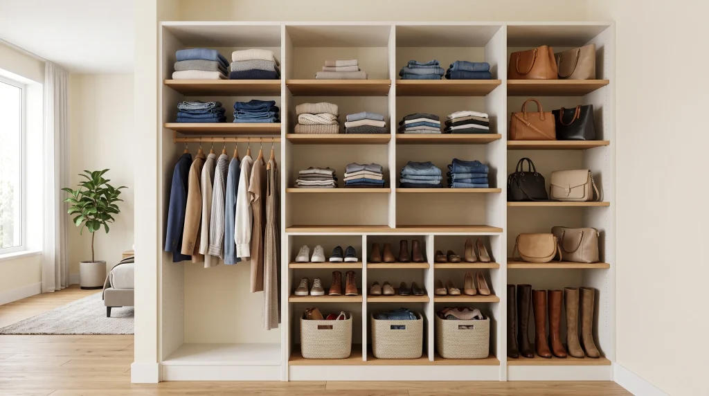 Adjustable Closet Shelves