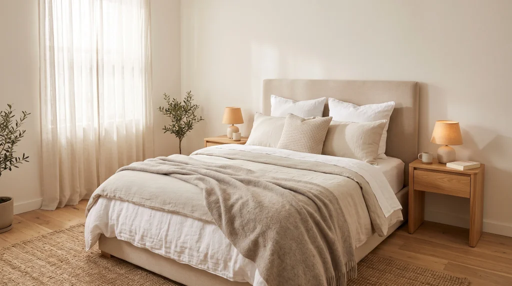 Soft Textured Bedroom