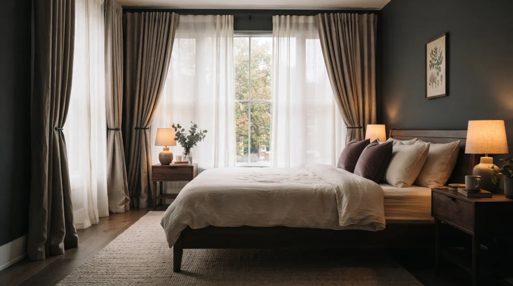 Sheer Layered Curtains