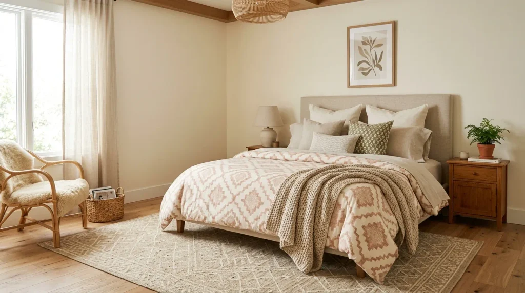 8. Mix Patterns Without Making the Room Feel Busy