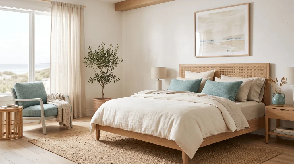 8. Use Soft Blue or Sea-Glass Accents