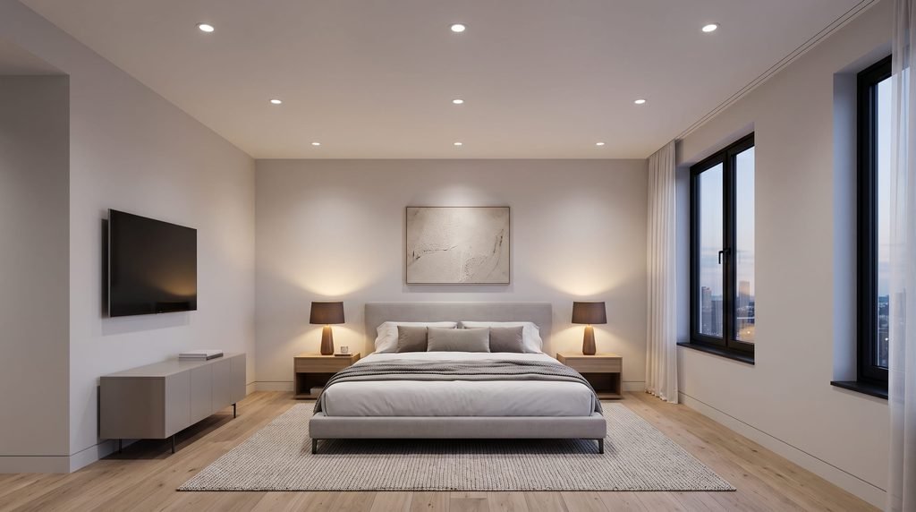 9. Add Recessed Lighting for a Modern Look