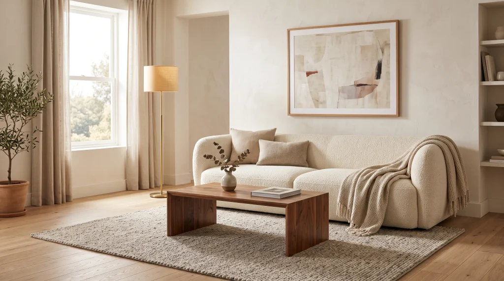 9. Create a Minimalist Living Room Without Making It Stark