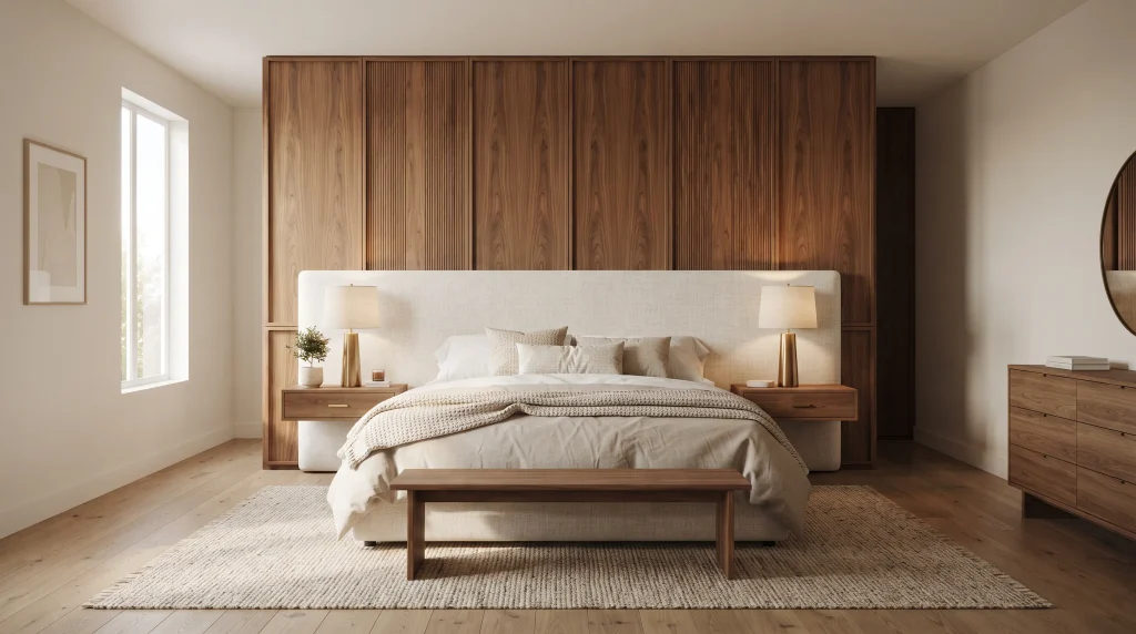 Create a Statement Wall Behind the Bed