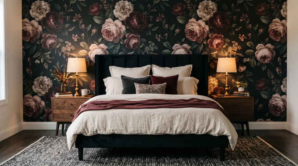 Moody Floral Wallpaper