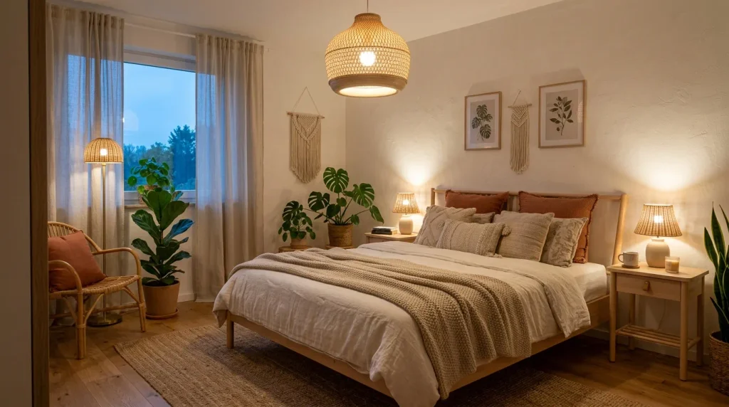 9. Use Warm Lighting for a Cozy Glow