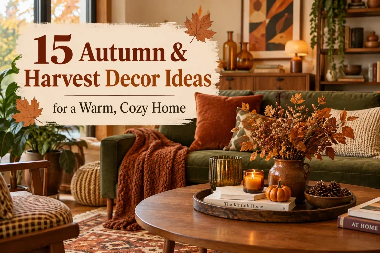 15 Autumn & Harvest Decor Ideas for a Warm, Cozy Home
