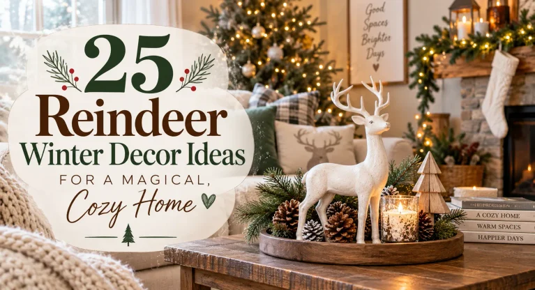 25 Reindeer Winter Decor Ideas for a Magical, Cozy Home