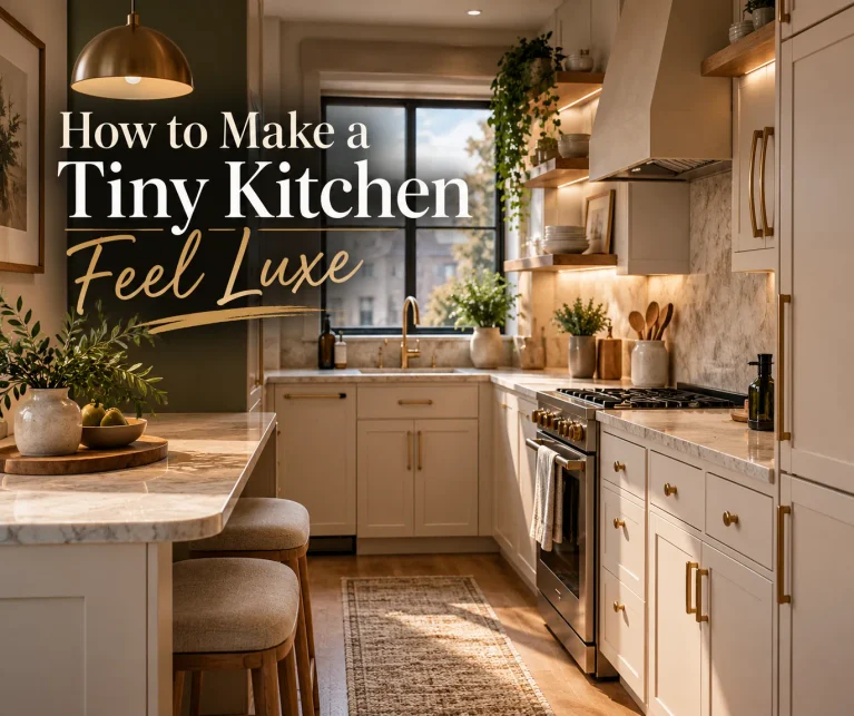 How to Make a Tiny Kitchen Feel Luxe