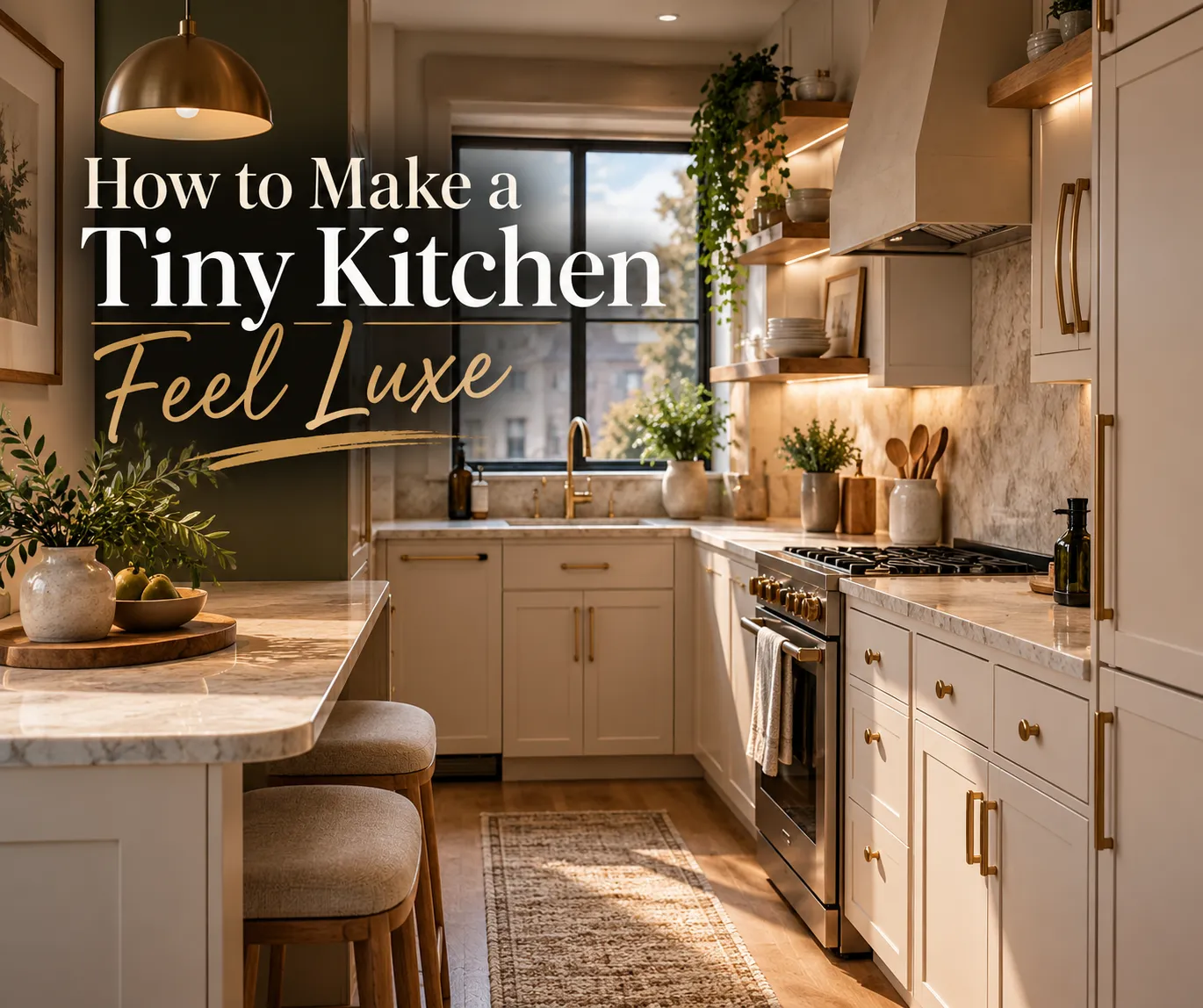 How to Make a Tiny Kitchen Feel Luxe